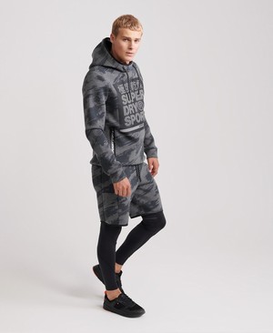 Superdry Core Gym Tech Férfi Rövidnadrág Camo | OUVCT9578